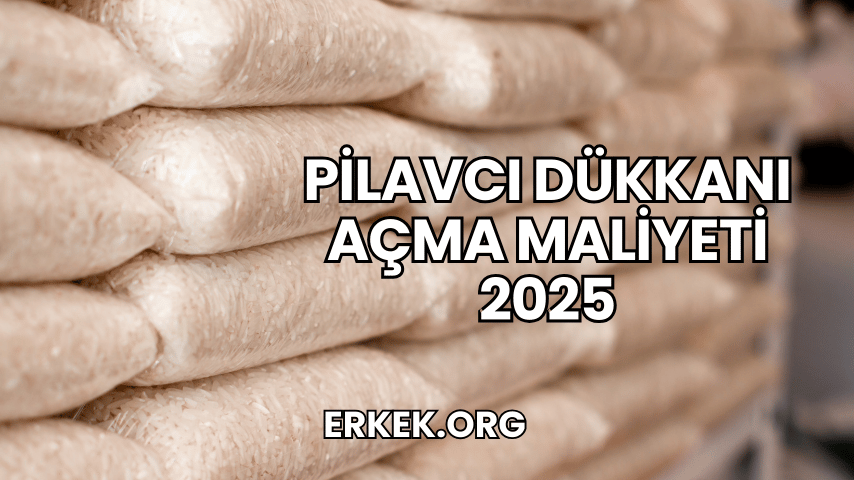 Pilavcı Dükkanı Açma Maliyeti 2025