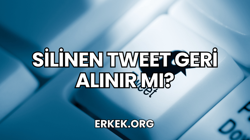 Silinen Tweet Geri Alınır mı?